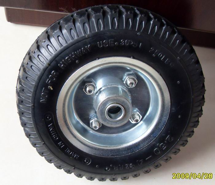 Manufacture suppliers pneumatic rubber wheel 2.50-4