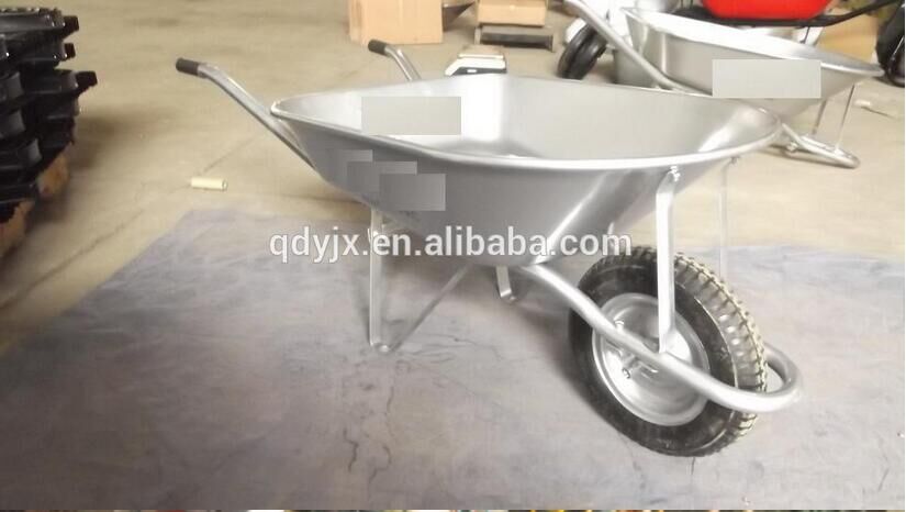 beautiful appearance silver gray tray wheelbarrow WB7200