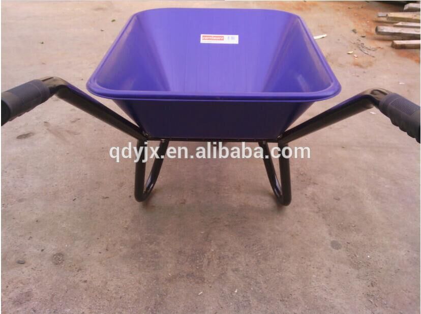 4 CU.FT aluminium garden Polypropylene tray wheelbarrow